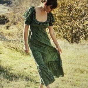 Doen Martha’s garden olive dress
